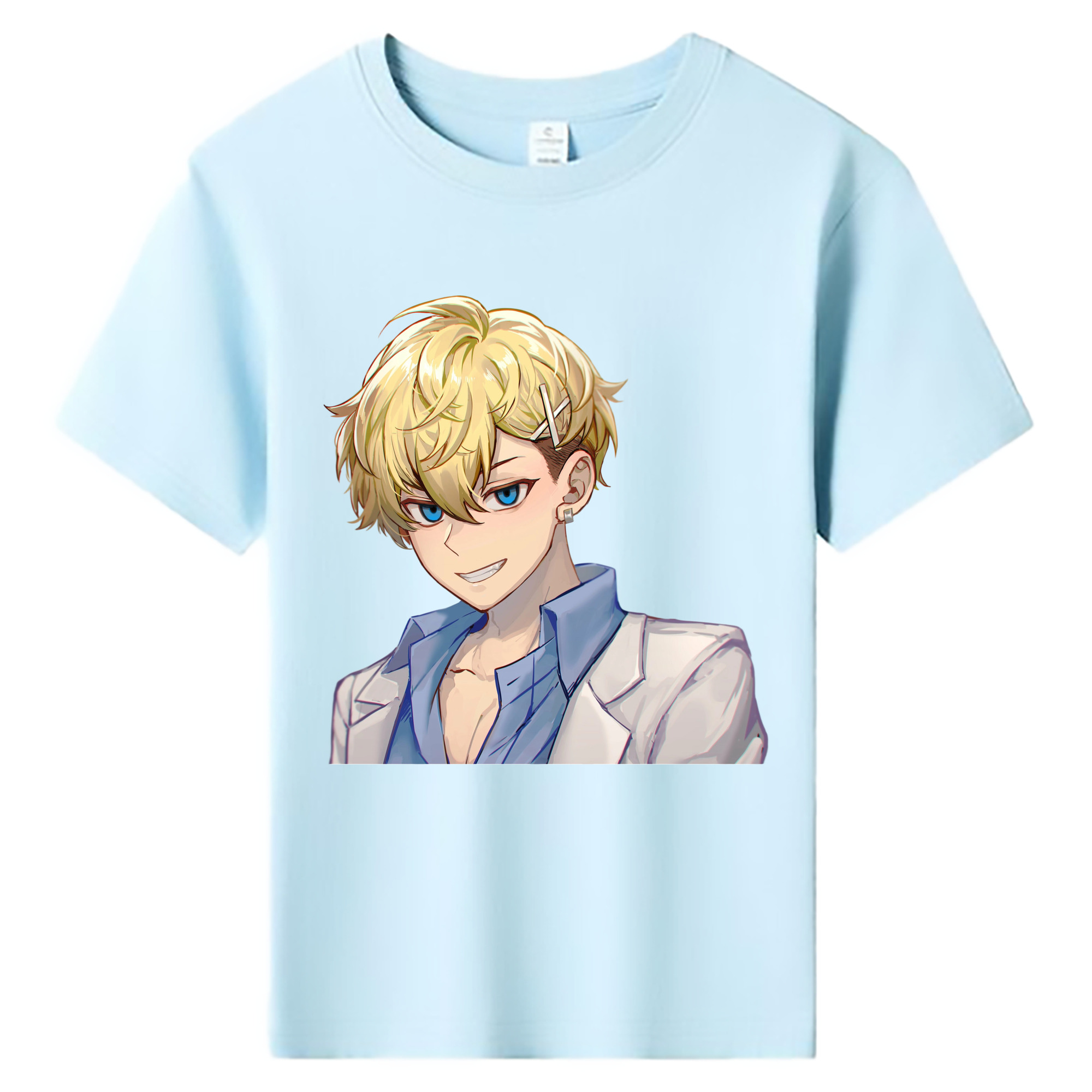 （画像用） 東京リベンジャーズ Tokyo Revengers 綿100％キッズTシャツ（フロントプリント）